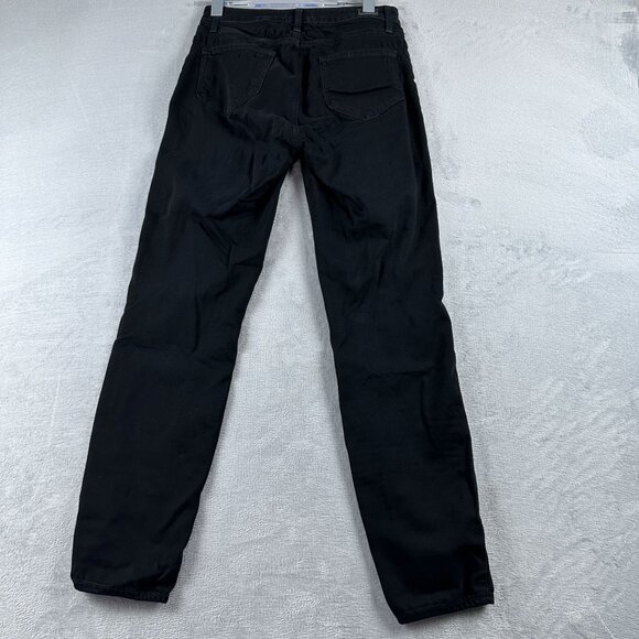 Paige Hoxton Ultra Skinny Jeans Womens Size 26 Mid Rise Stretch Black - Picture 2 of 12